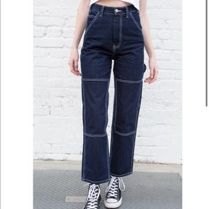 Dark wash Ariana Painter Pants from Brandy Melville